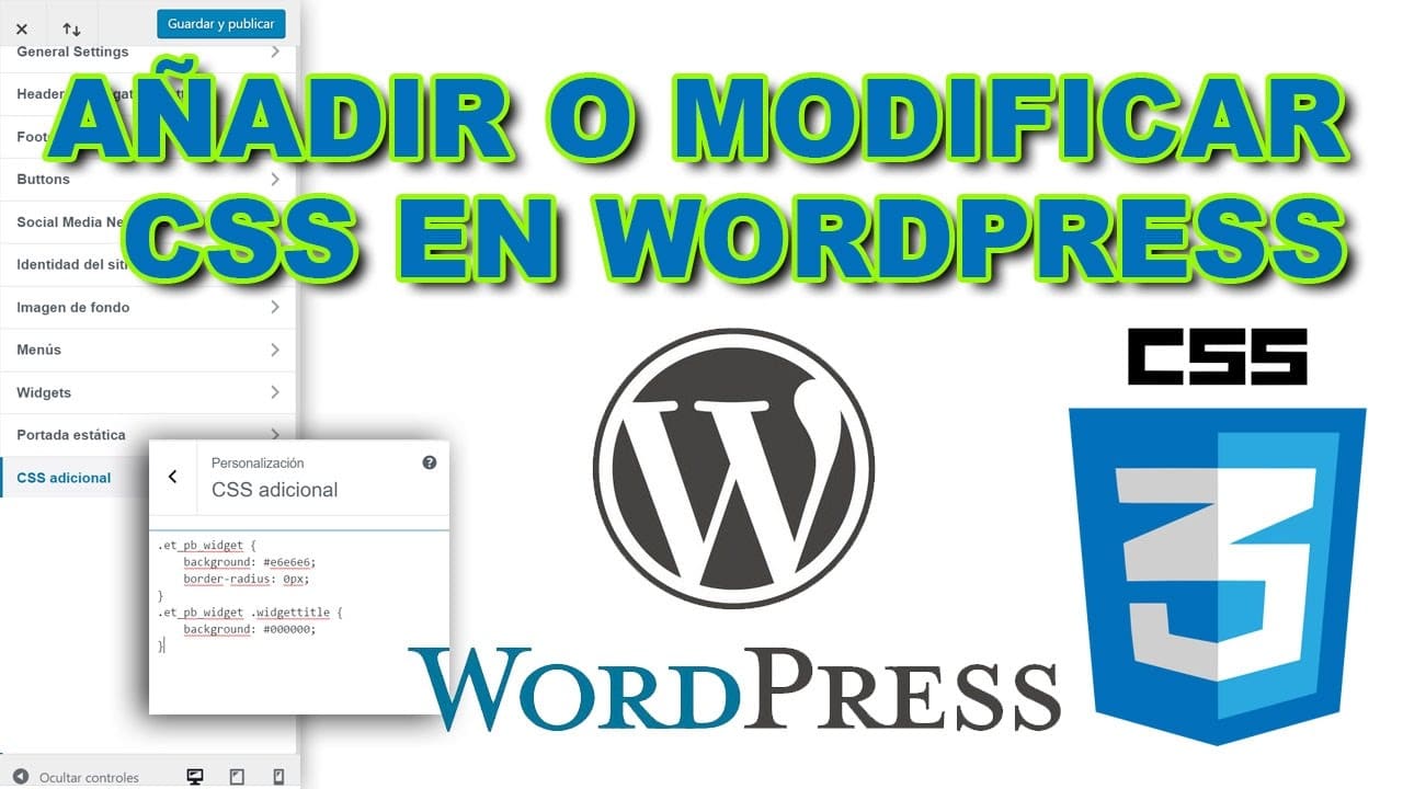 Modificar CSS WordPress