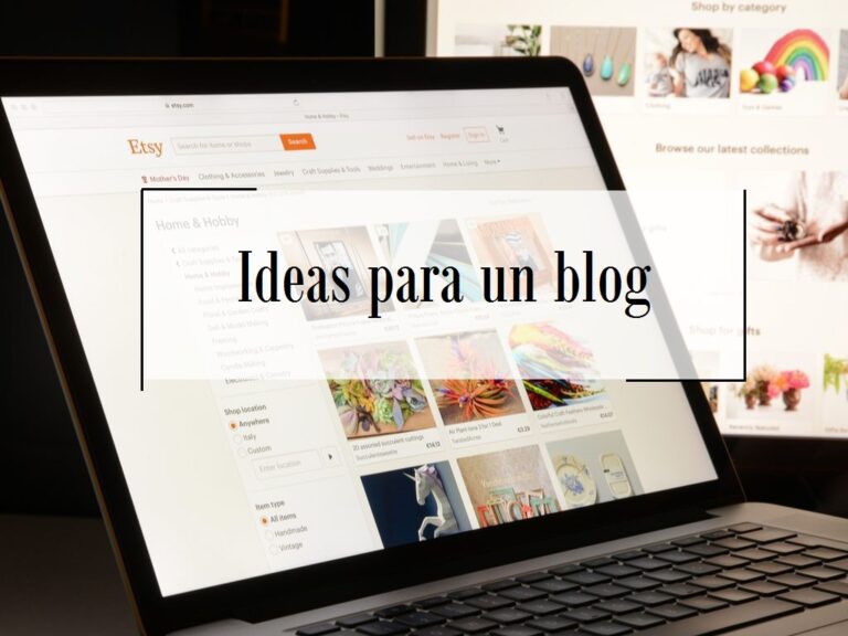 ideas para crear un blog