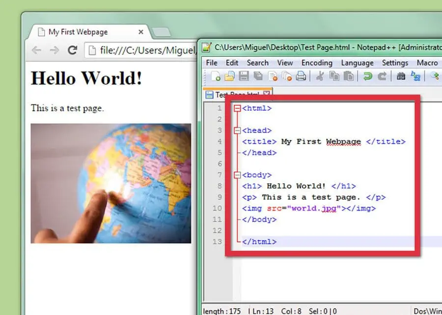 Simple page. Html. Web Page. Webpage html. How to make html !.