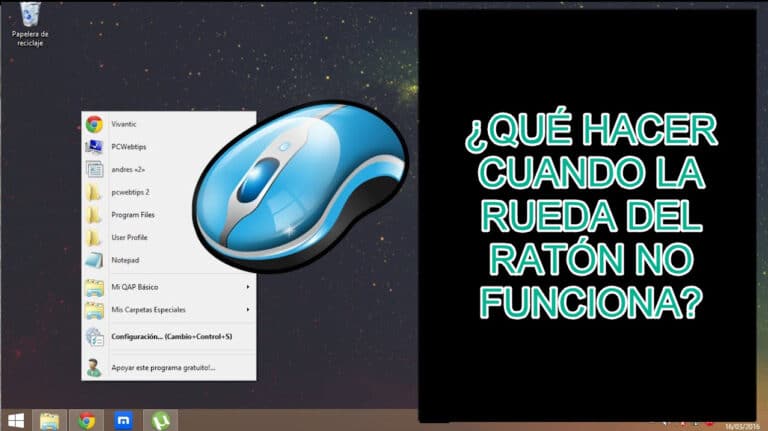 La rueda del ratón no funciona
