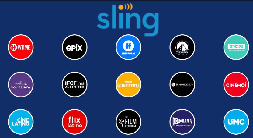 aplicaciones para Sling TV