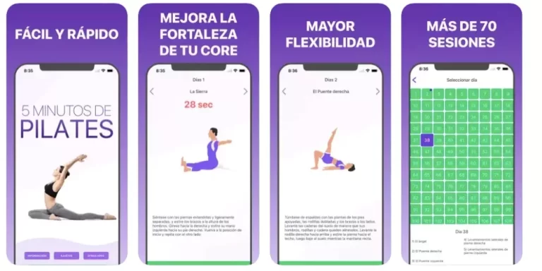 Aplicaciones para pilates