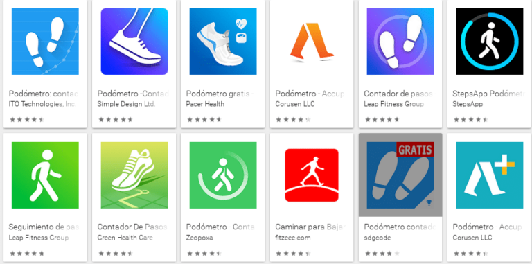 aplicaciones para caminar